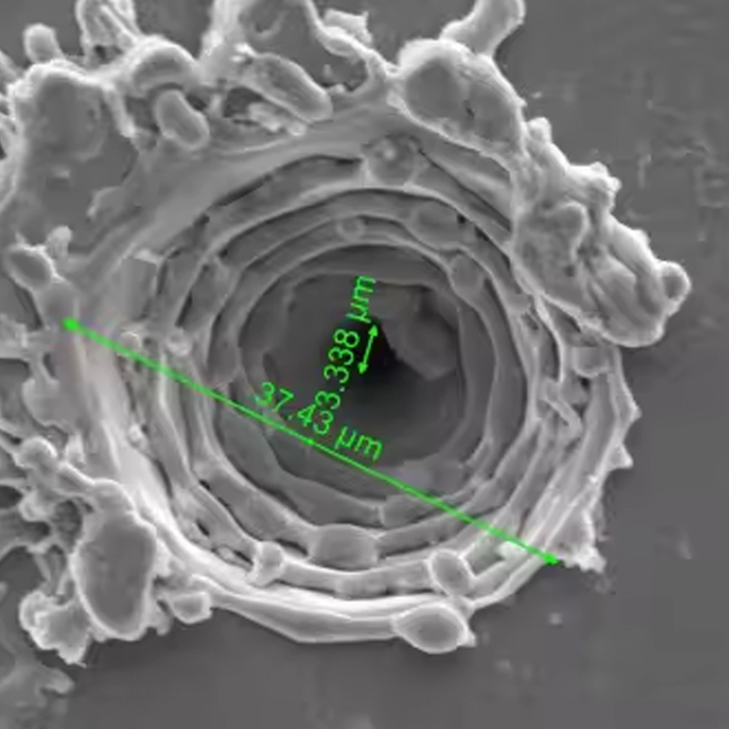 Microvias laser ketepatan